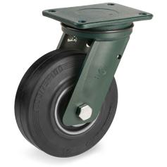 SERIE 72: Ruote in gomma Sigma Elastic, nucleo in ghisa meccanica