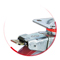 Stainless steel front-locking brake