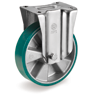 Ruote in poliuretano TR-ROLL, nucleo in alluminio, supporto fisso NL