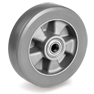 Ruedas de poliuretano ESD "TR Roll", resistencia eléctrica <10^9 Ohm, nucleo de aluminio