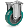 Ruedas de poliuretano TR-ROLL, núcleo de poliamida 6, soporte fijo NL