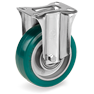 Ruedas de poliuretano TR-ROLL, núcleo de aluminio, soporte fijo NL