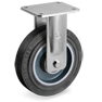 Sigma Elastic rubber wheels, cast iron centre, fixed bracket EE MHD