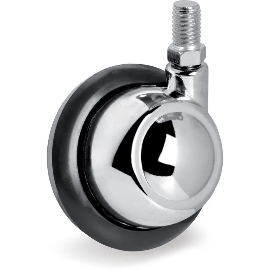 Tellure Rôta 356101 – Rubber swivel castor Ø45 mm