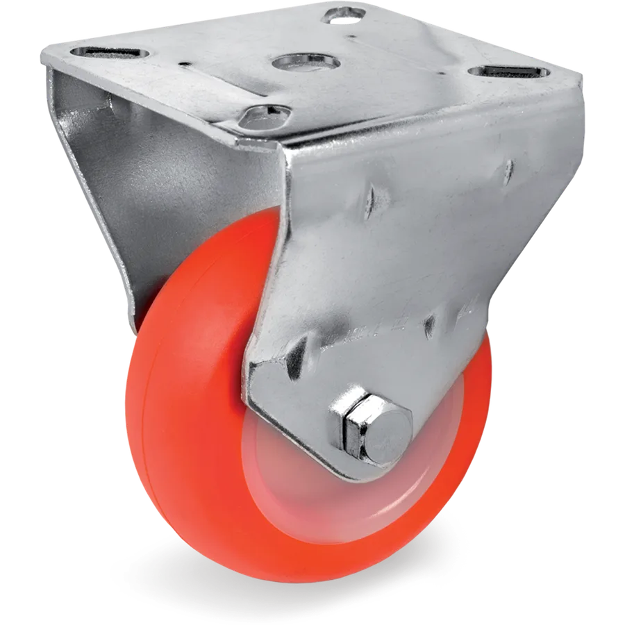 Tellure Rôta 365104 – Thermoplastic polyurethane fixed castor Ø75×23 mm
