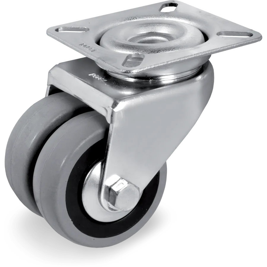 Tellure Rôta 374203 – Rubber swivel castor Ø75 mm