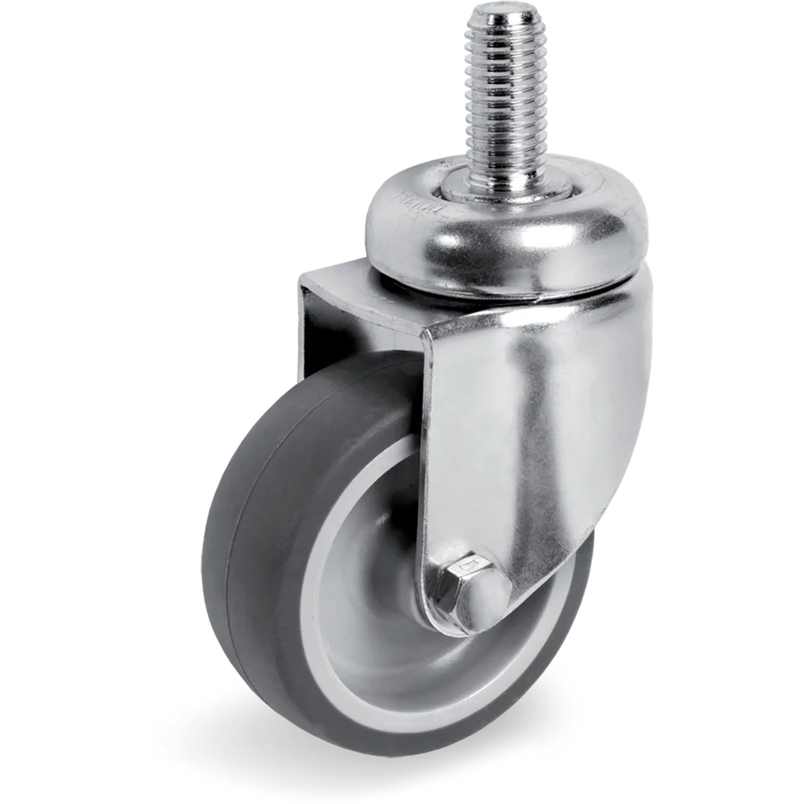 Tellure Rôta 386101 – Thermoplastic rubber swivel castor Ø50×18 mm