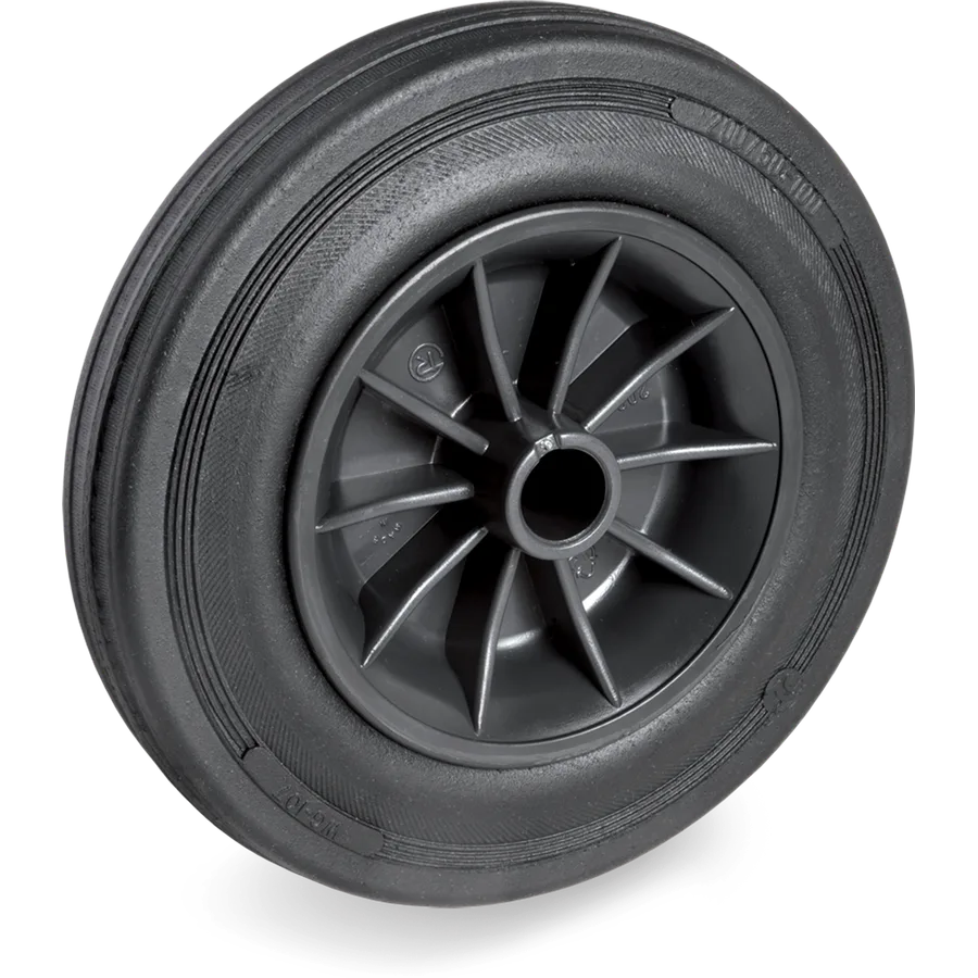 Tellure Rôta 521106 – Rubber wheel Ø200×50 mm