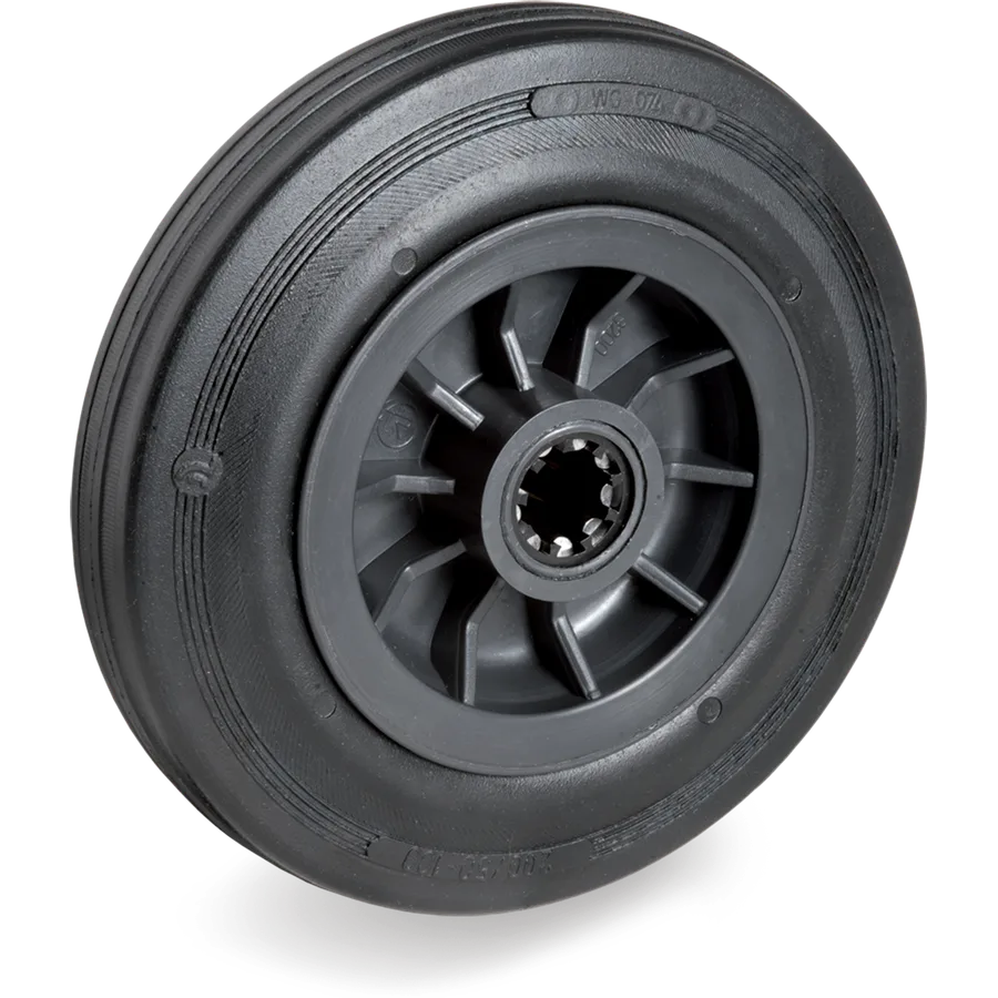 Tellure Rôta 523104 – Rubber wheel Ø140×37.5 mm