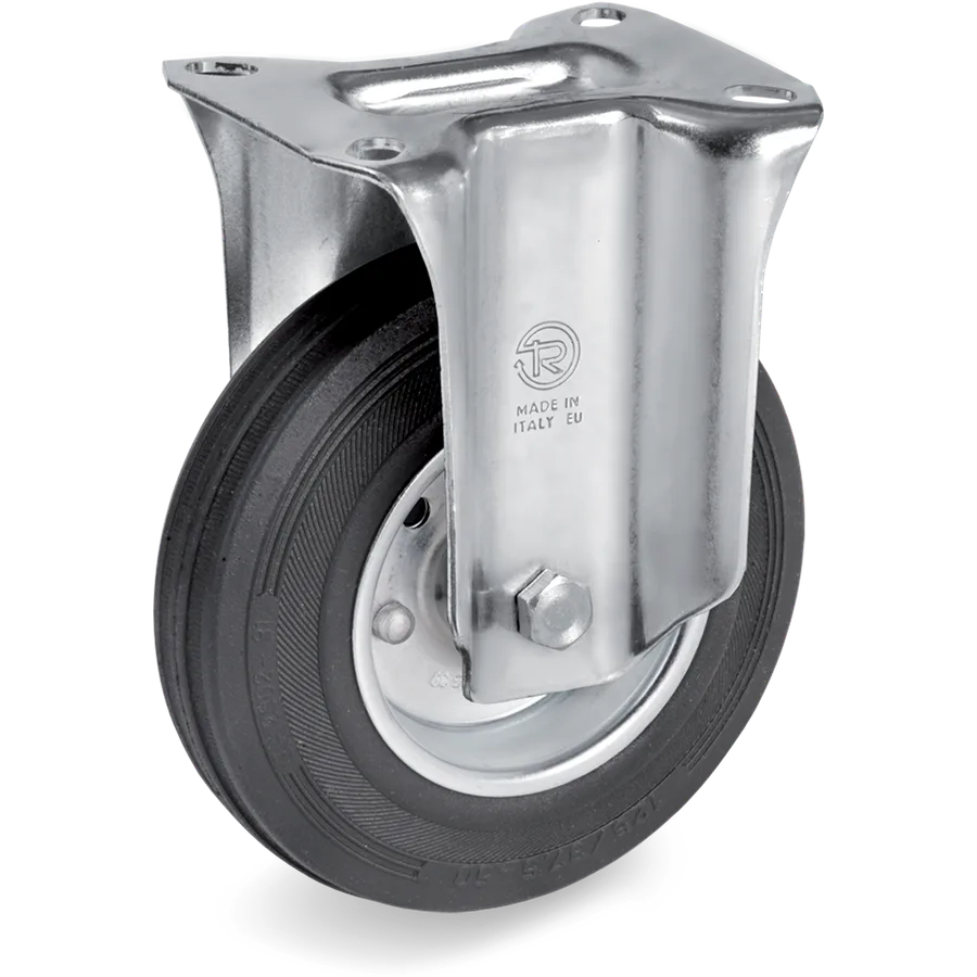 Tellure Rôta 536003 – Rueda fija de goma Ø125×37.5 mm