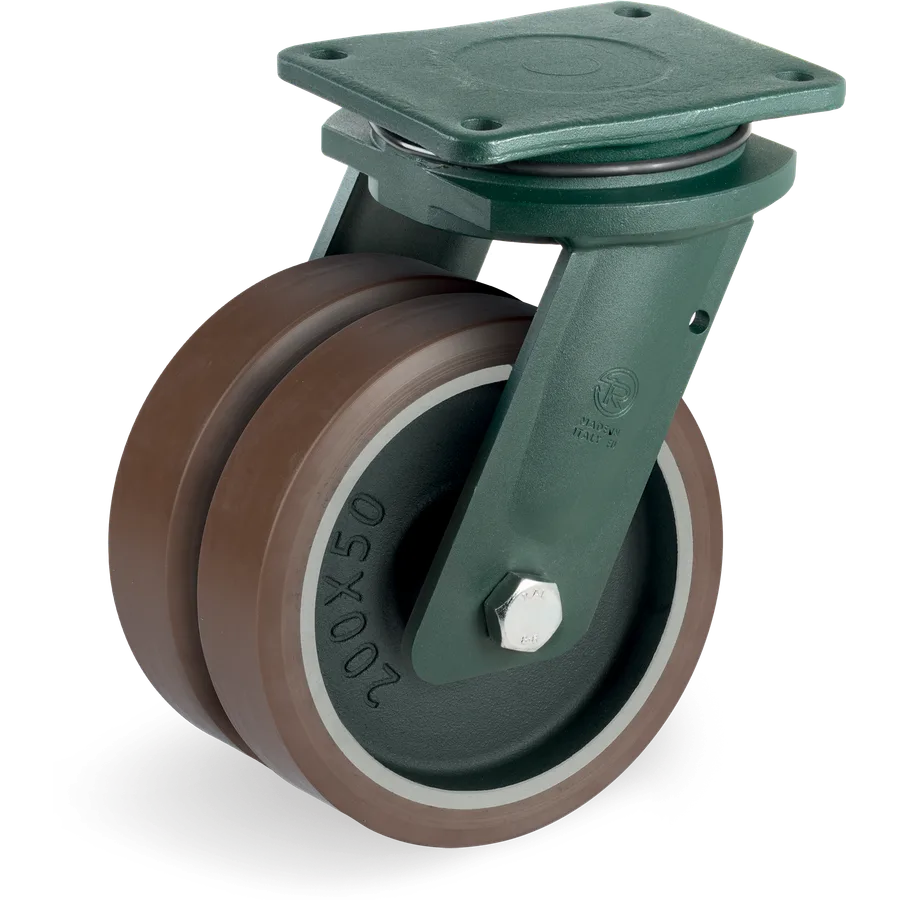 Tellure Rôta 588076 – Rueda giratoria de poliuretano TR-PowerHigh Ø200 mm