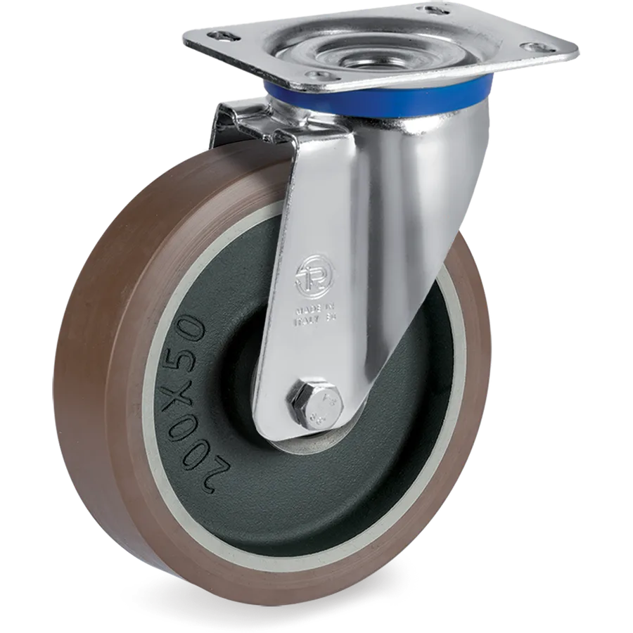Tellure Rôta 584954 – TR-PowerHigh polyurethane swivel castor Ø150×50 mm