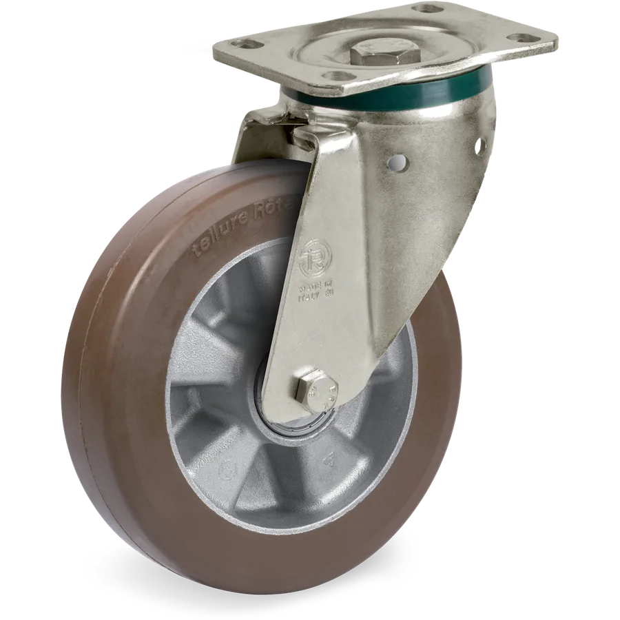 Tellure Rôta 585333 – TR-PowerHigh polyurethane swivel castor Ø125×40 mm
