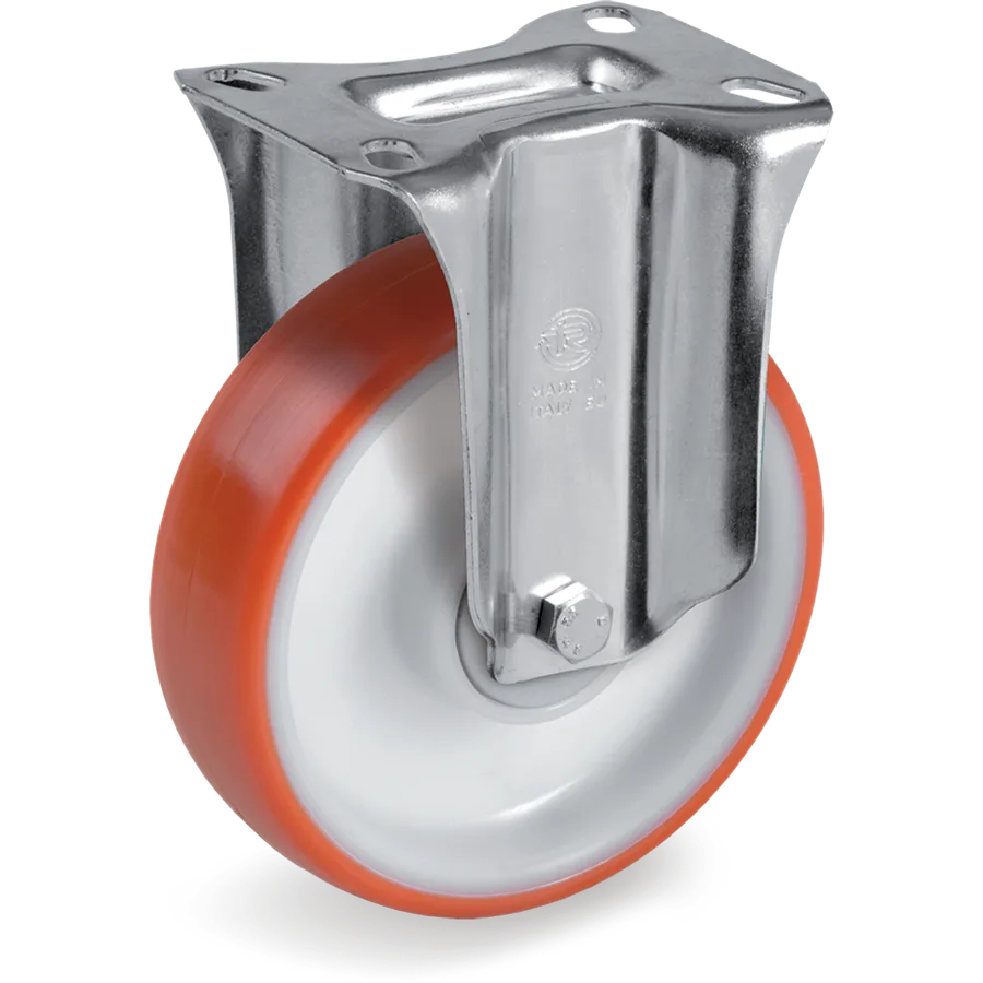 Tellure Rôta 604803 – Rueda fija de poliuretano termoplástico Ø125×35 mm