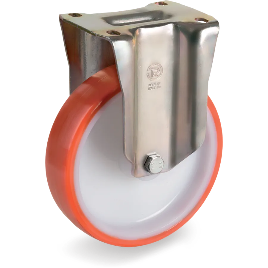 Tellure Rôta 608606 – Thermoplastic polyurethane fixed castor Ø200×50 mm