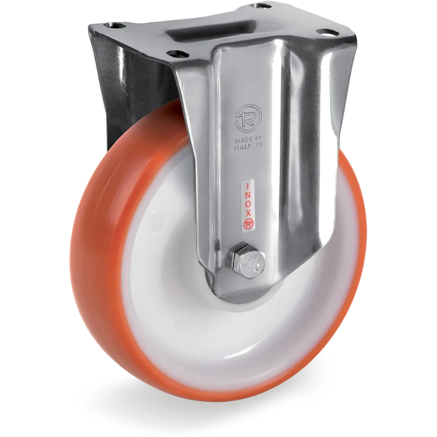 Tellure Rôta 609811 – Thermoplastic polyurethane fixed castor Ø150×45 mm
