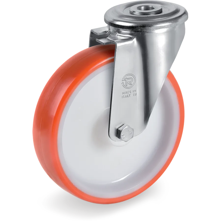Tellure Rôta 607806 – Thermoplastic polyurethane swivel castor Ø200×50 mm