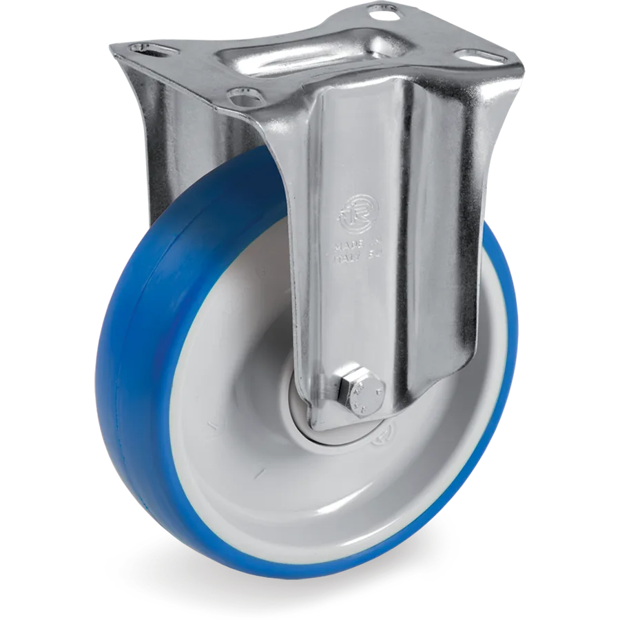 Tellure Rôta 614803 – Thermoplastic polyurethane fixed castor Ø125×35 mm