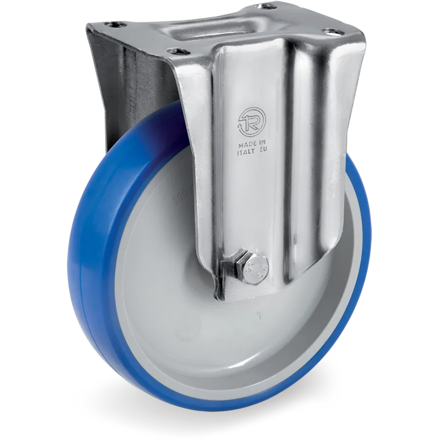 Tellure Rôta 615702 – Thermoplastic polyurethane fixed castor Ø100×30 mm
