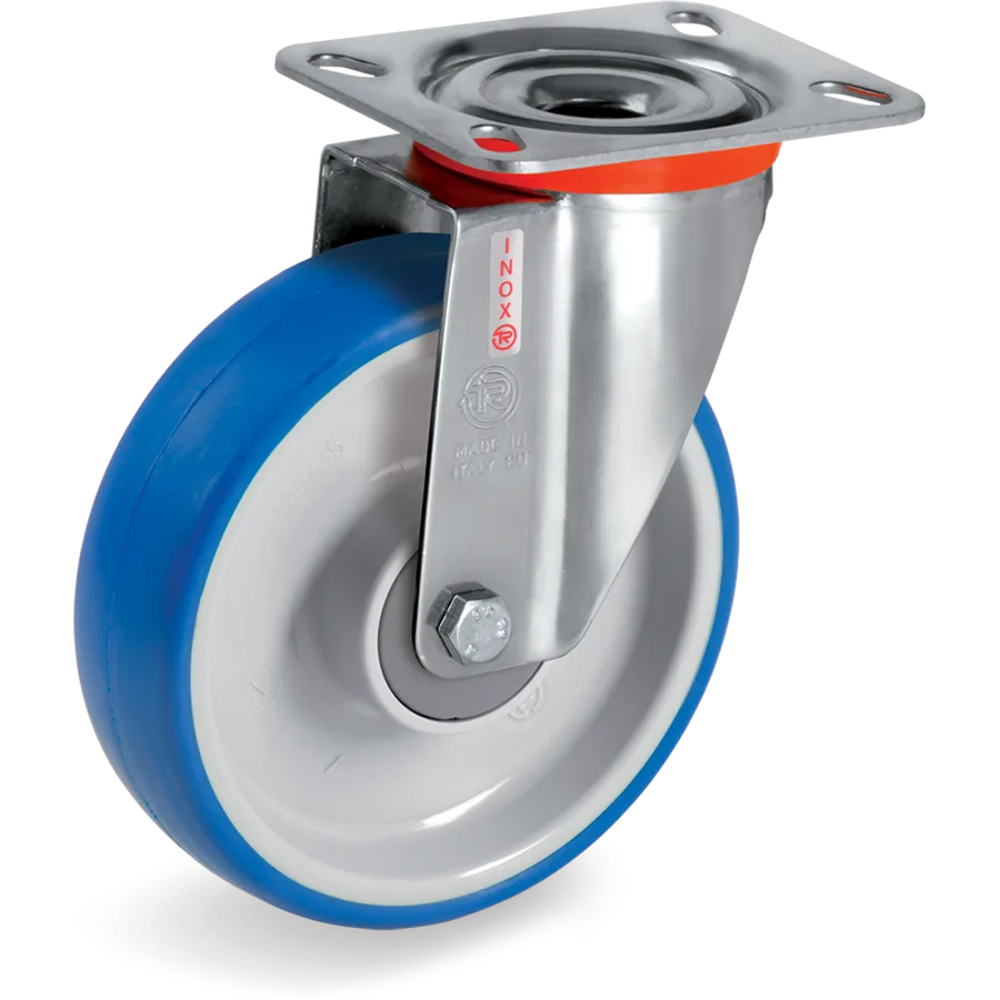 Tellure Rôta 615406 – Thermoplastic polyurethane swivel castor Ø200×50 mm