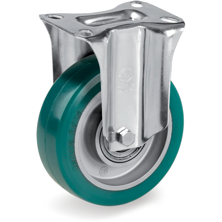 Tellure Rôta 626213 – TR-Roll polyurethane fixed castor Ø125×40 mm