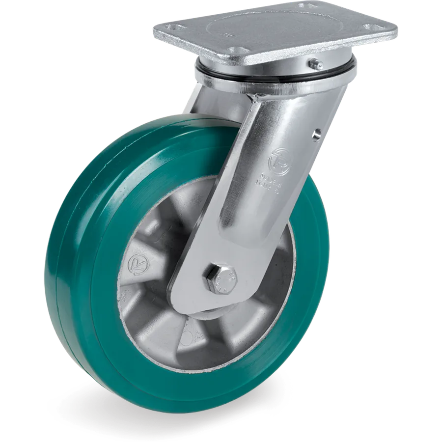 Tellure Rôta 628306 – TR-Roll polyurethane swivel castor Ø200×50 mm