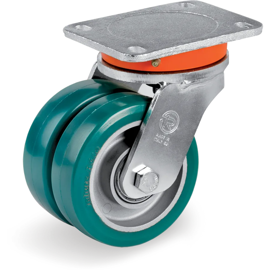 Tellure Rôta 628062B2 – TR-Roll polyurethane swivel castor Ø100 mm