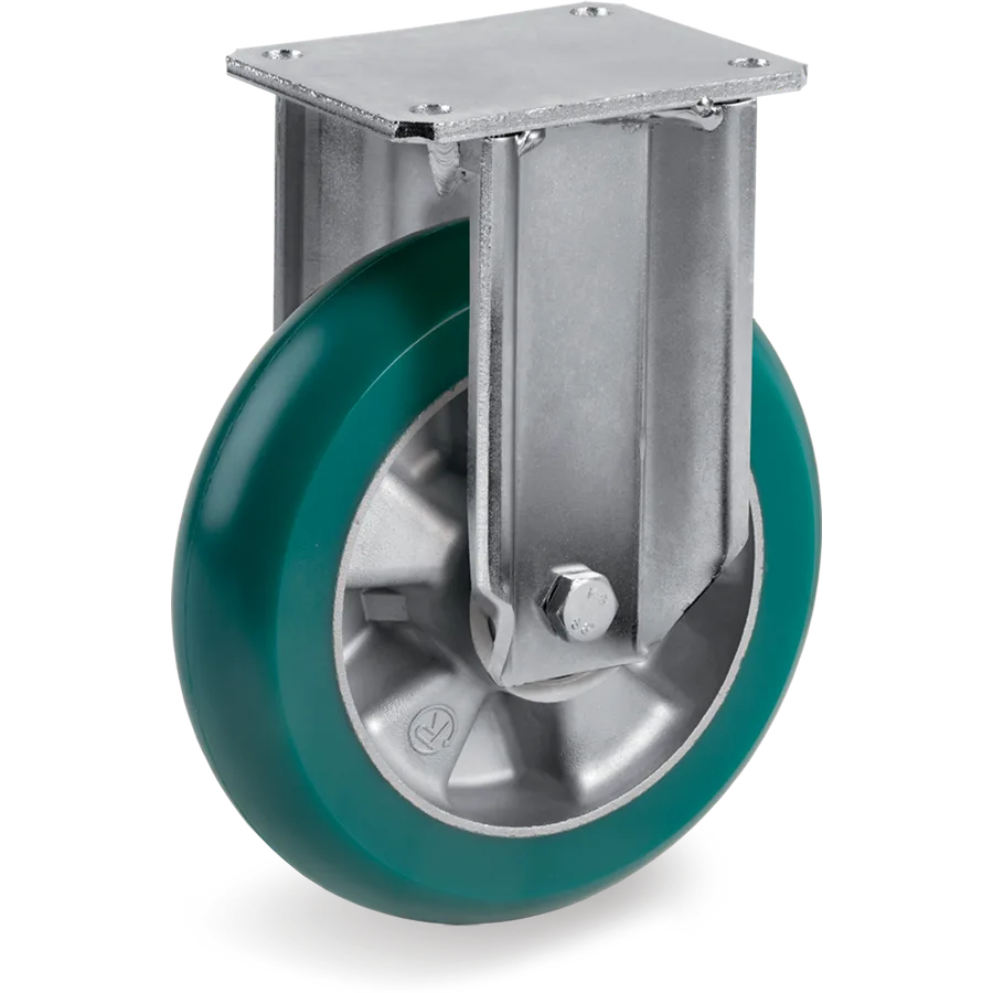 Tellure Rôta 629406 – TR-Roll polyurethane fixed castor Ø200×50 mm