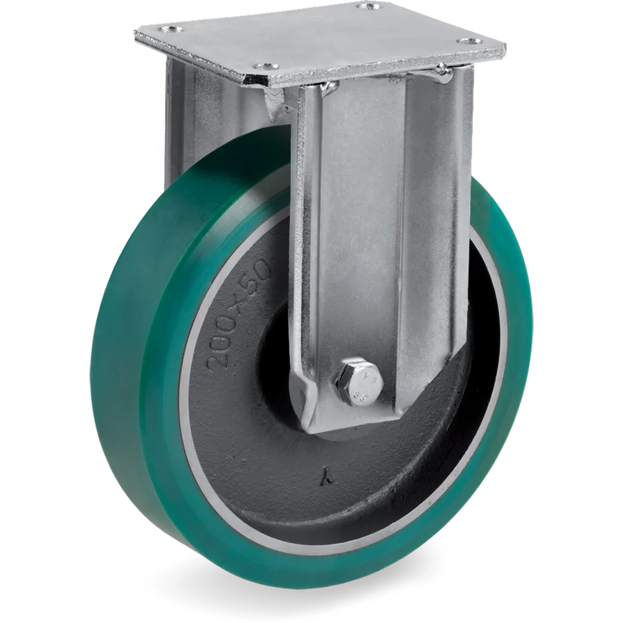 Tellure Rôta 628856 – Rueda fija de poliuretano TR-Roll Ø200×50 mm