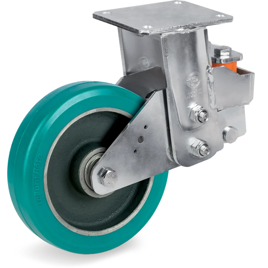 Tellure Rôta 625806 – Rueda fija de poliuretano TR-Roll Ø200×50 mm