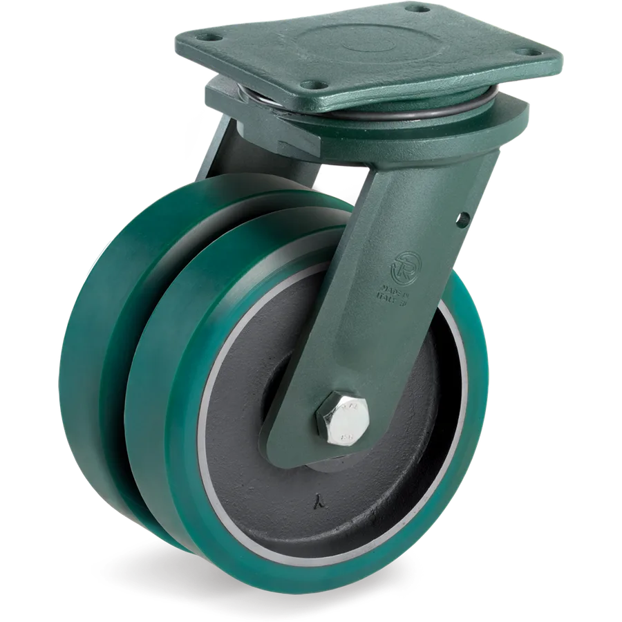 Tellure Rôta 628056 – TR-Roll polyurethane swivel castor Ø200 mm