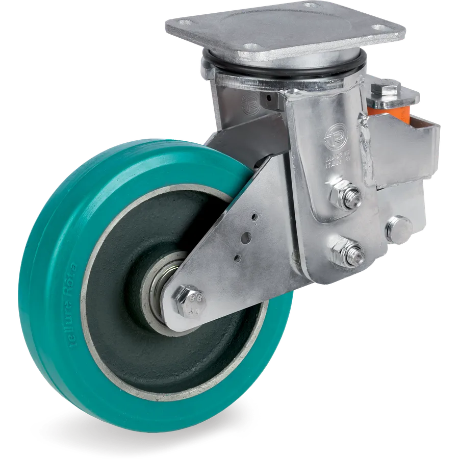 Tellure Rôta 625706 – TR-Roll polyurethane swivel castor Ø200×50 mm