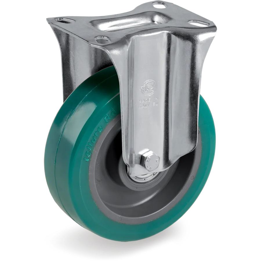 Tellure Rôta 627726 – TR-Roll polyurethane fixed castor Ø200×50 mm
