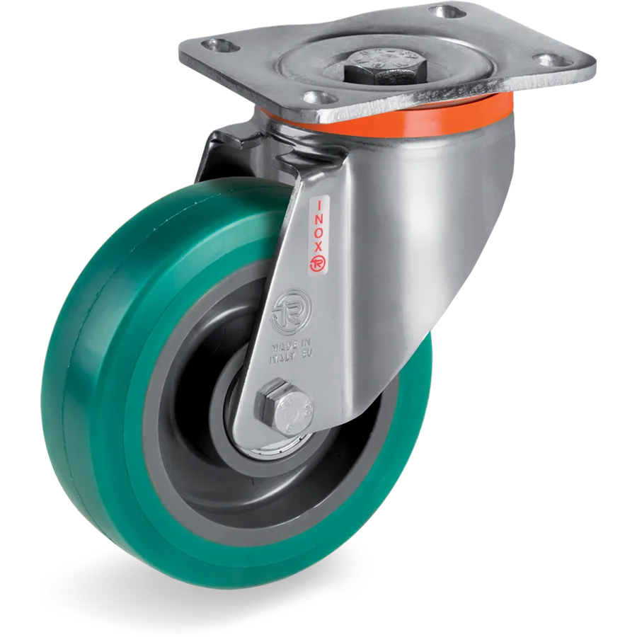 Tellure Rôta 625434 – TR-Roll polyurethane swivel castor Ø160×50 mm