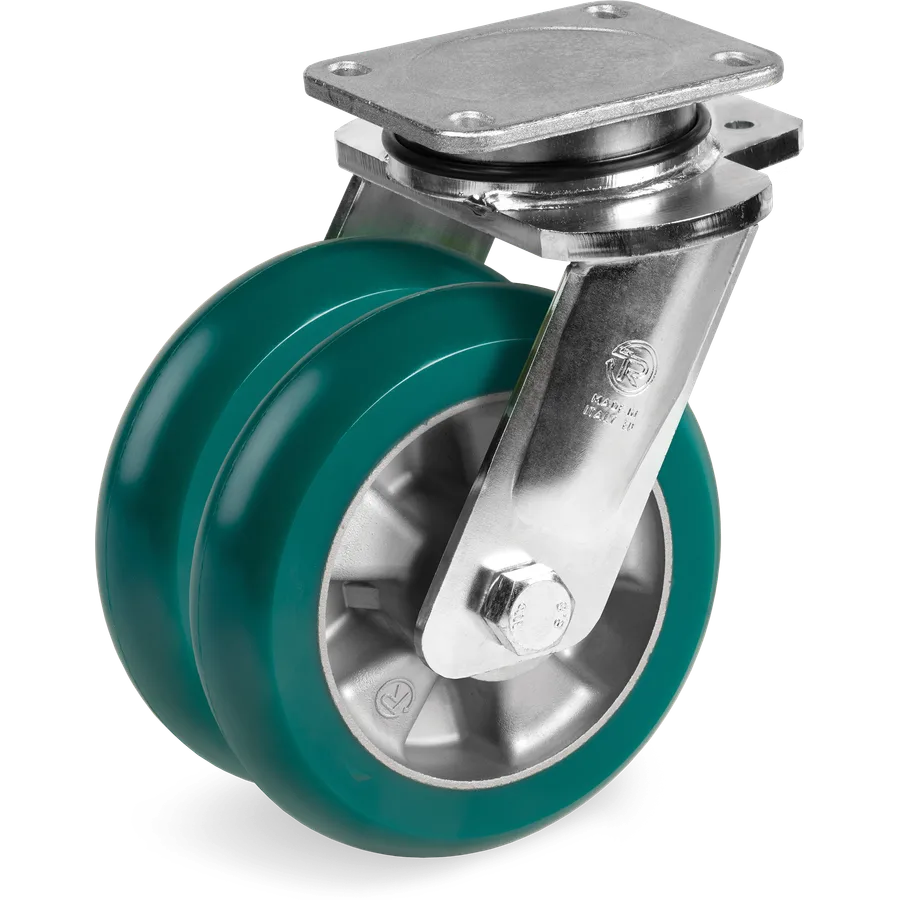 Tellure Rôta 629074 – TR-Roll polyurethane swivel castor Ø160 mm