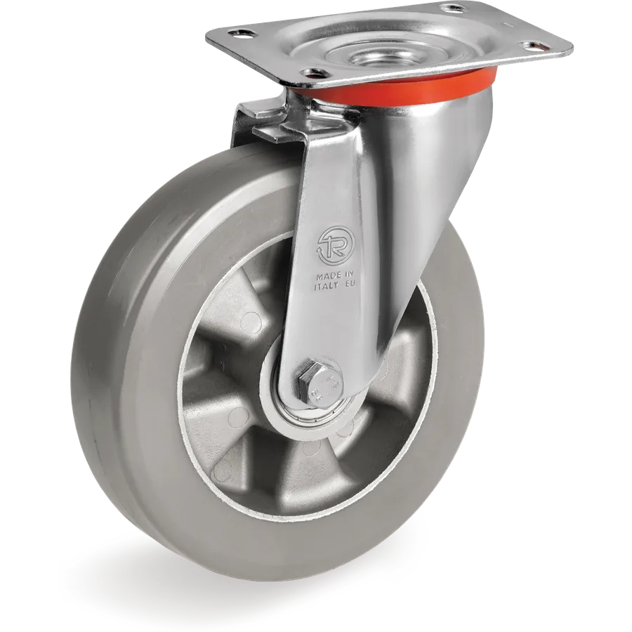 Tellure Rôta 624410ESD – TR-Roll ESD polyurethane swivel castor Ø160×50 mm
