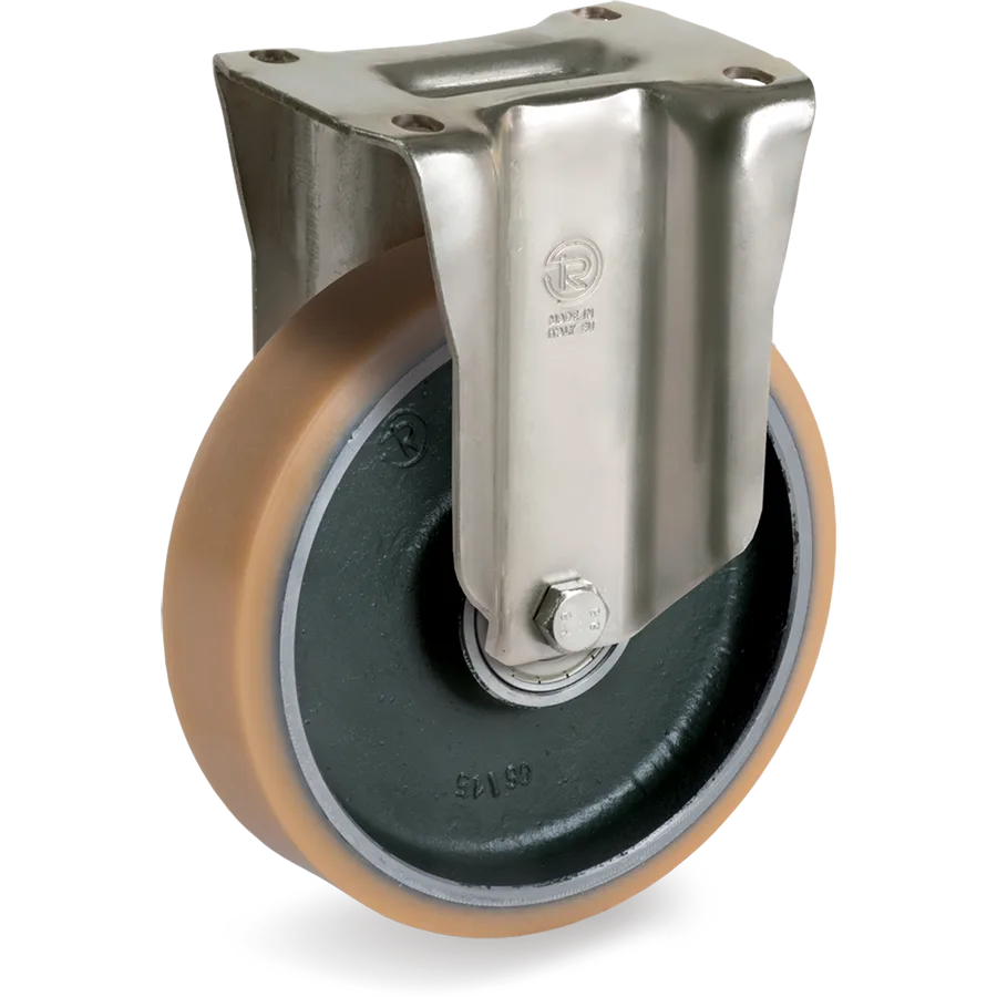 Tellure Rôta 638624 – Vulkollan® fixed castor Ø150×40 mm