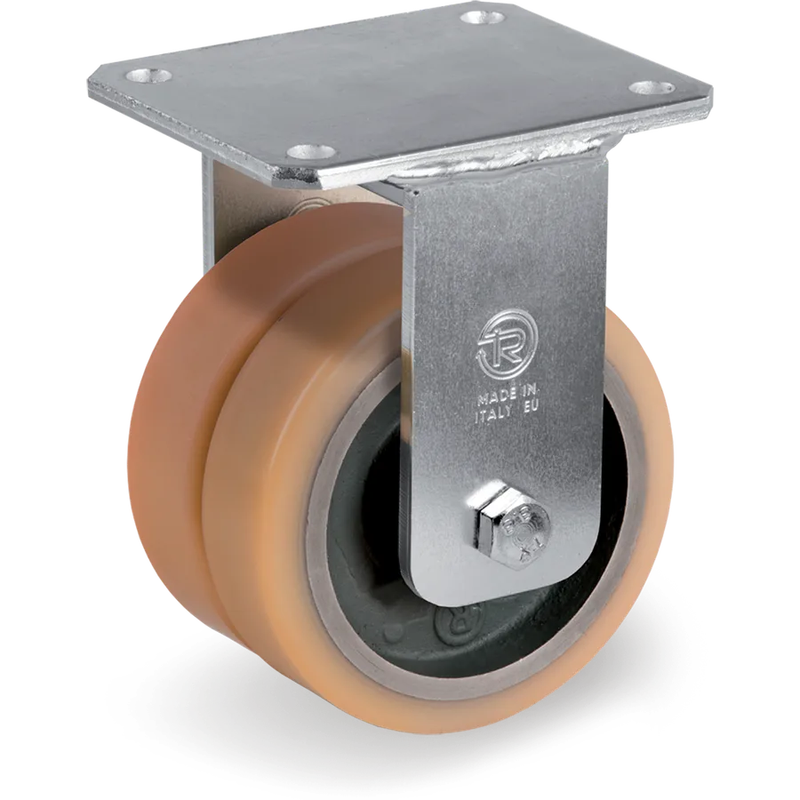 Tellure Rôta 638163 – Rueda fija de vulkollan® Ø125 mm