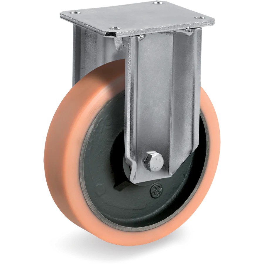 Tellure Rôta 638864 – Rueda fija de vulkollan® Ø160×50 mm