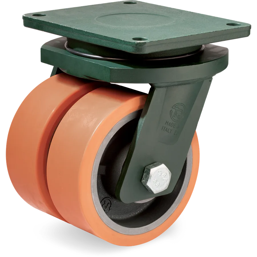Tellure Rôta 638077 – Rueda giratoria de vulkollan® Ø250 mm
