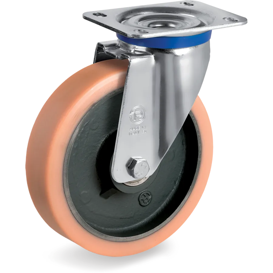 Tellure Rôta 637424 – Vulkollan® swivel castor Ø150×50 mm