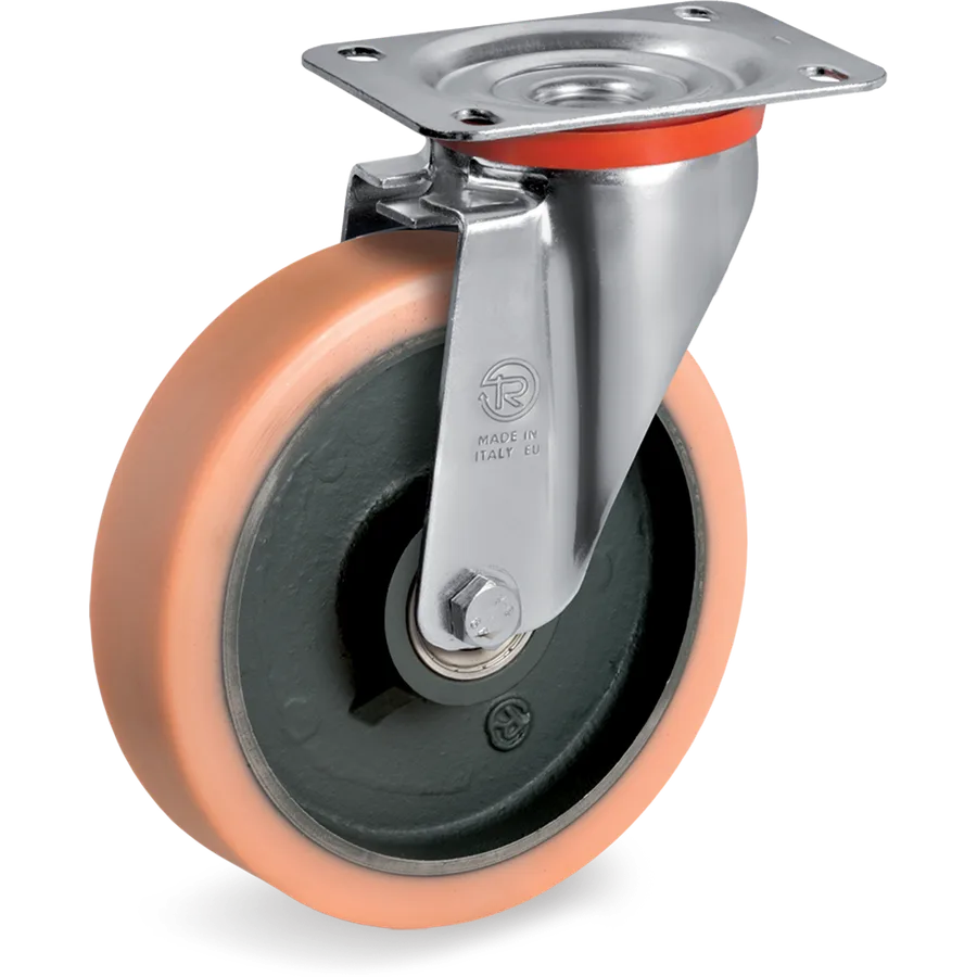 Tellure Rôta 634551 – Vulkollan® swivel castor Ø80×28 mm