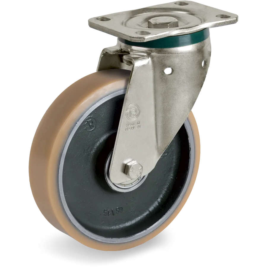Tellure Rôta 635604 – Vulkollan® swivel castor Ø150×40 mm