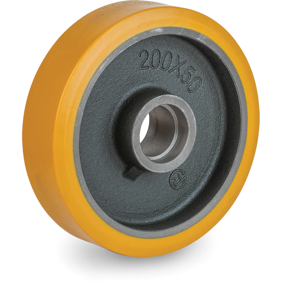 Tellure Rôta 644103 – Rueda de poliuretano TR Ø125×58 mm