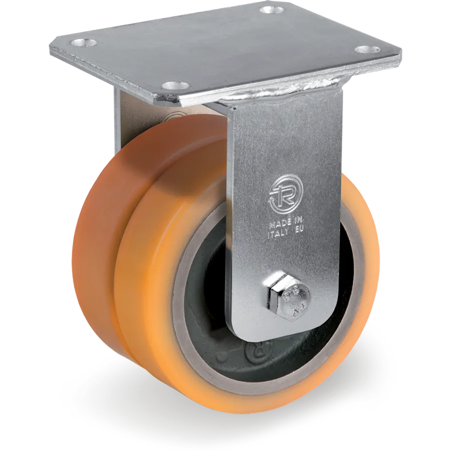 Tellure Rôta 648163 – Rueda fija de poliuretano TR Ø125 mm