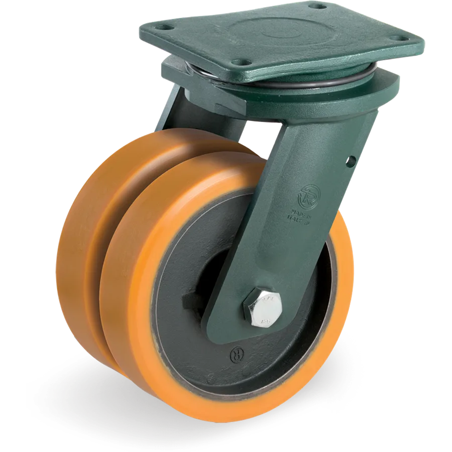 Tellure Rôta 648074 – Rueda giratoria de poliuretano TR Ø150 mm