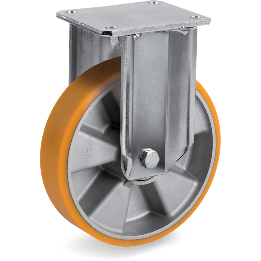 Tellure Rôta 658714 – TR polyurethane fixed castor Ø160×50 mm