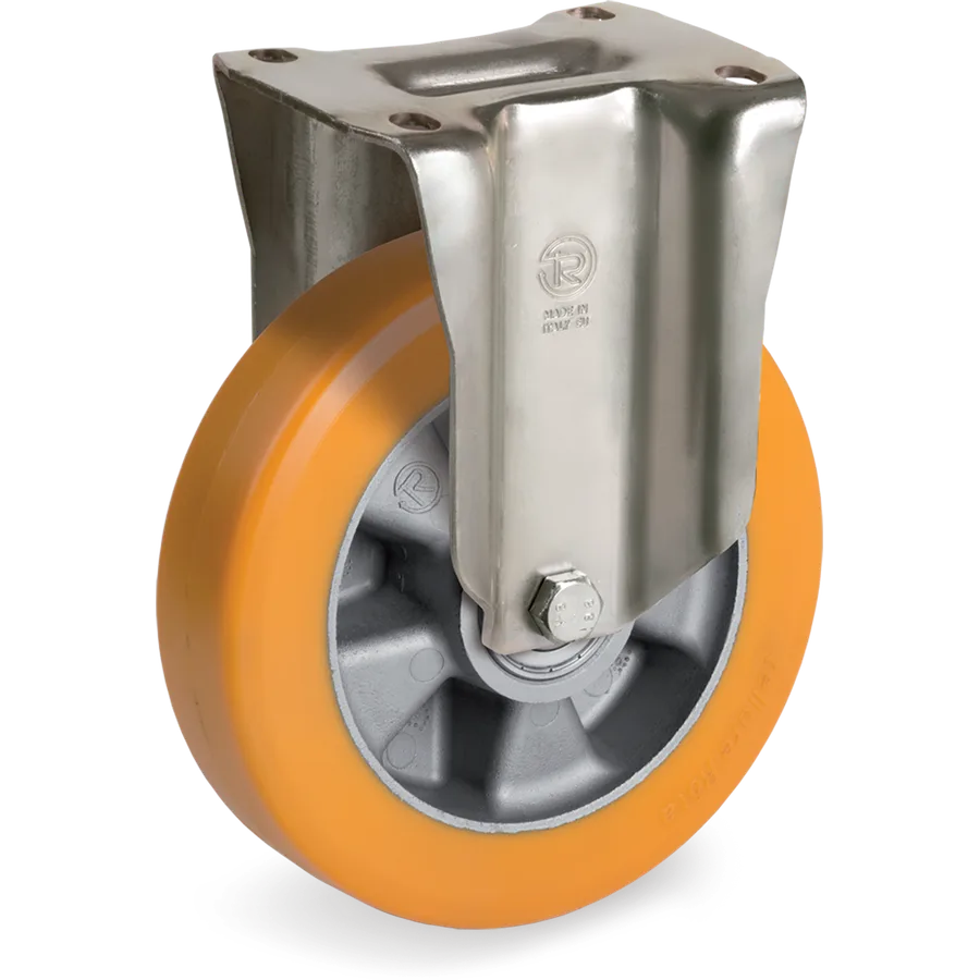 Tellure Rôta 655416 – TR polyurethane fixed castor Ø200×50 mm