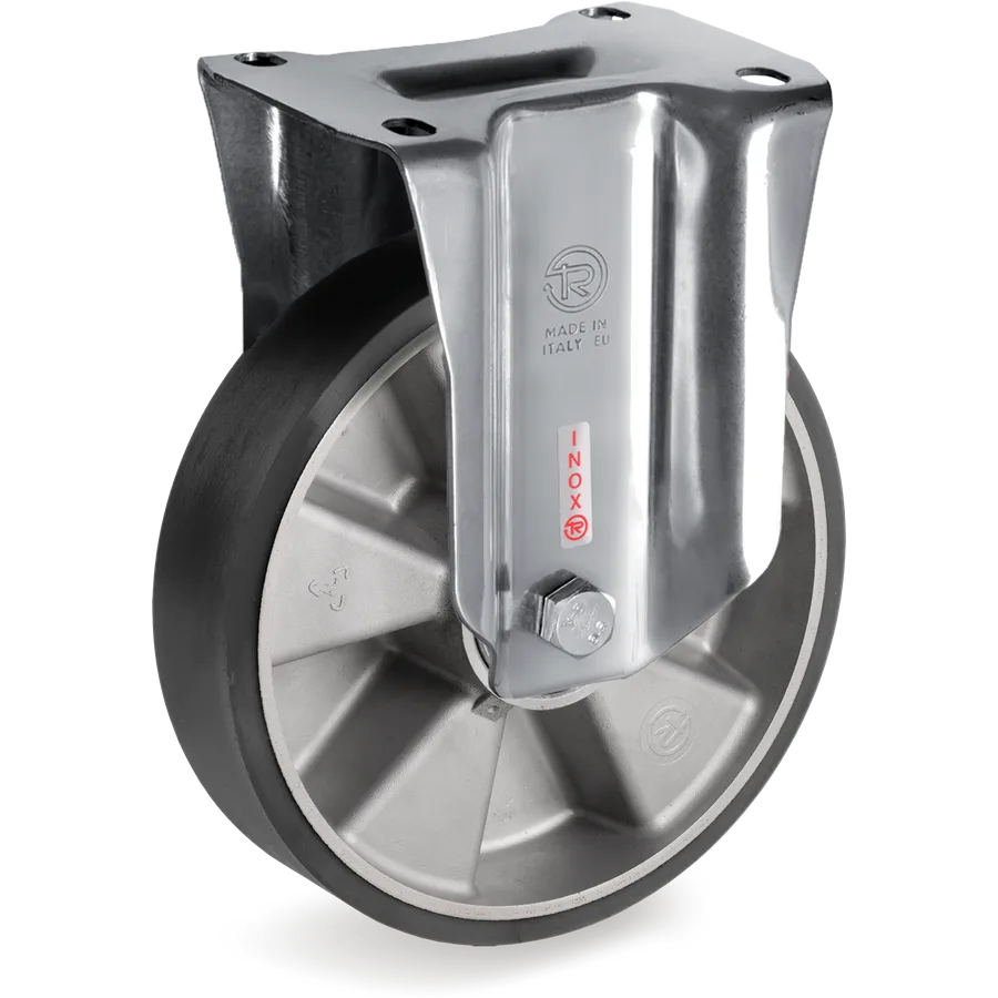 Tellure Rôta 658333ESD – TR ESD polyurethane fixed castor Ø125×35 mm