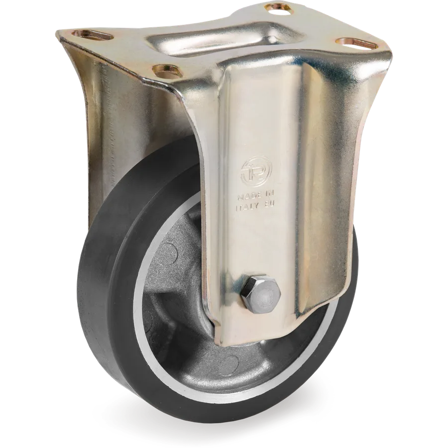Tellure Rôta 658603ESD – TR ESD polyurethane fixed castor Ø125×35 mm